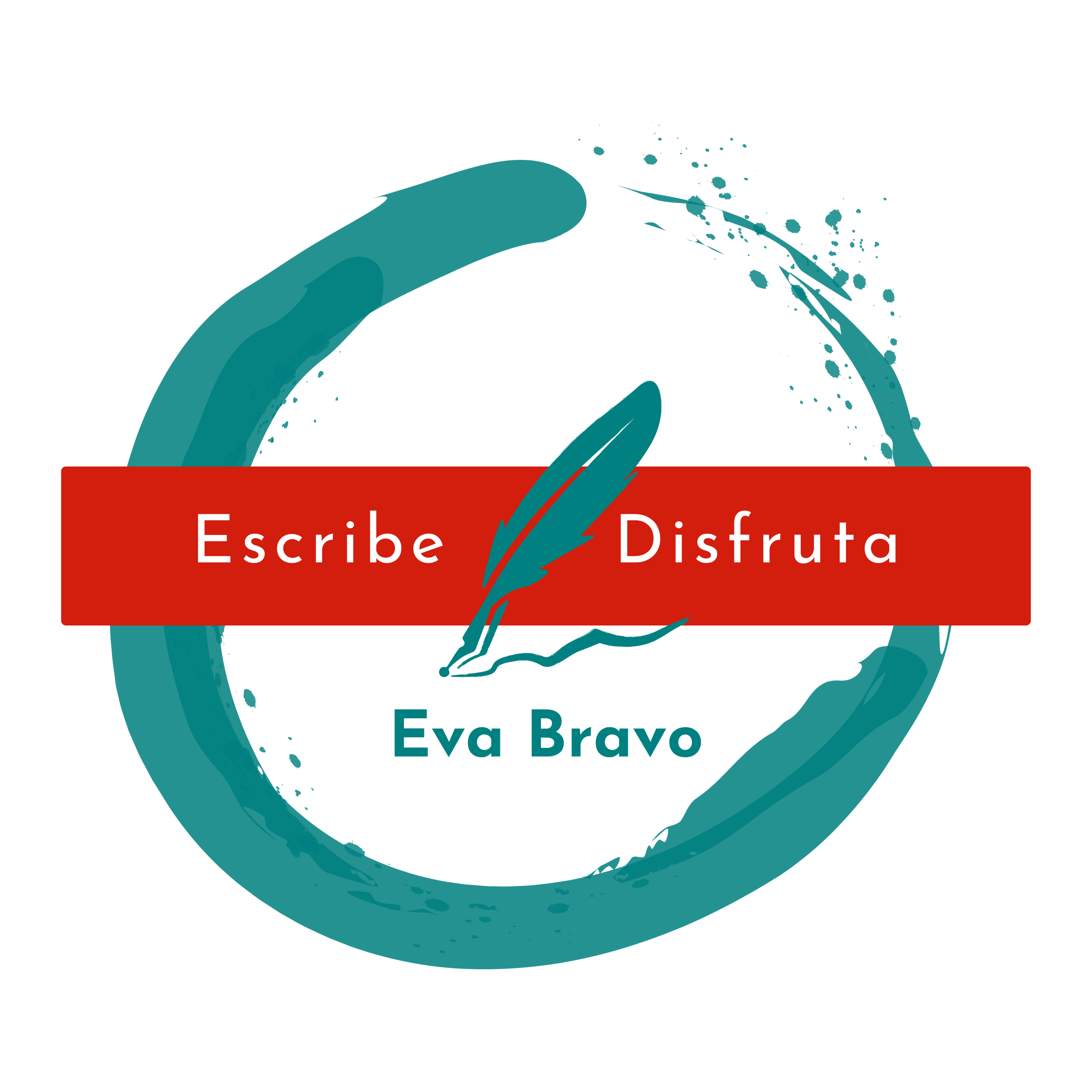 Logo podcast escribe y disfruta- transparente